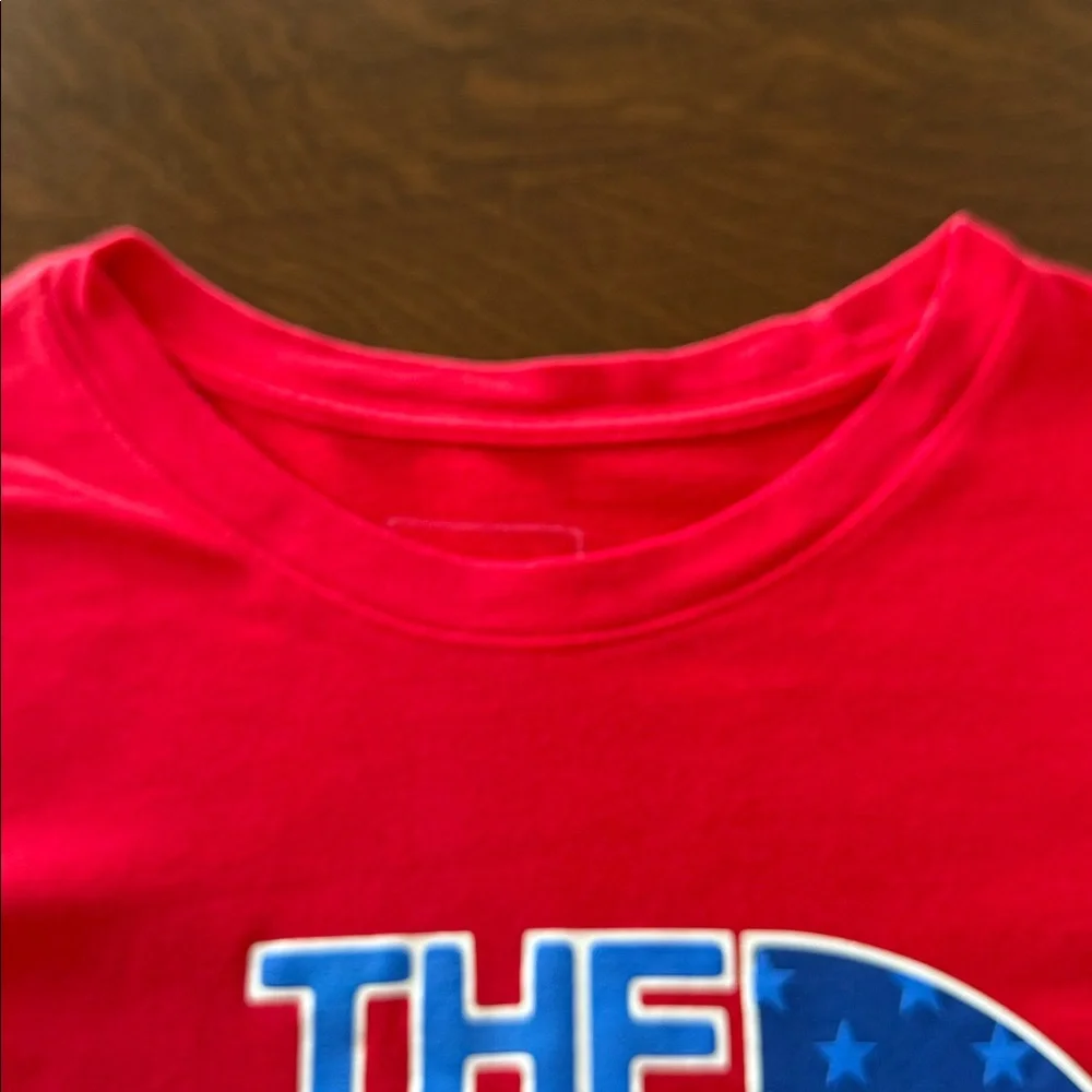 The North Face Red USA Box Graphic Stars Men’s Short sleeved T-Shirt XL